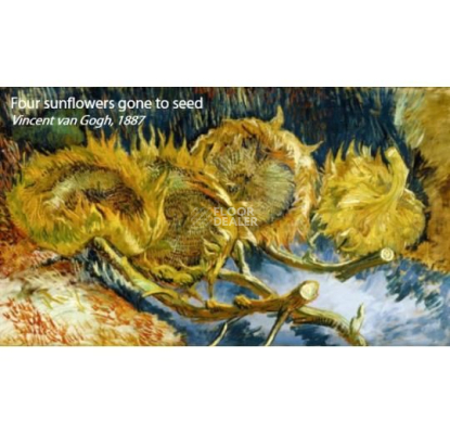 Flotex Vision Pattern 940 (Van Gogh) Sunflowers фото 2 | FLOORDEALER